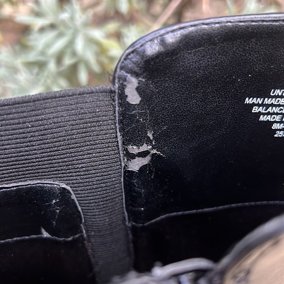 Unisa Women's Unteylor Black Faux Leather Moto Wide Calf Boot Size 8 - Picture 3 of 10